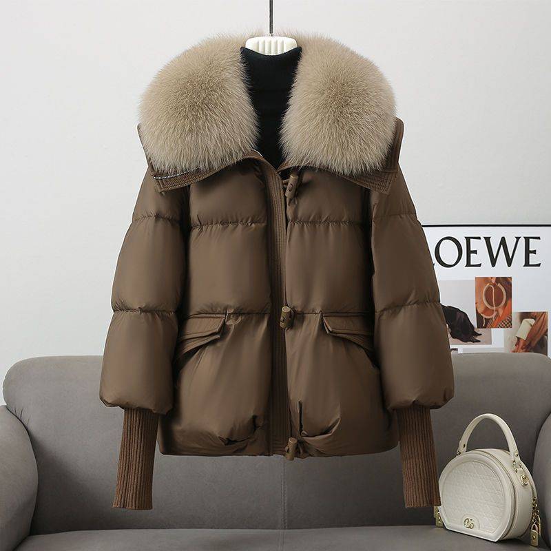 Damen Herbst und Winter Daunenjacke, Neue Verdickte Windjacke, Modische Lockere Warme Baumwolljacke, Trendy 2XL von Joom DACH