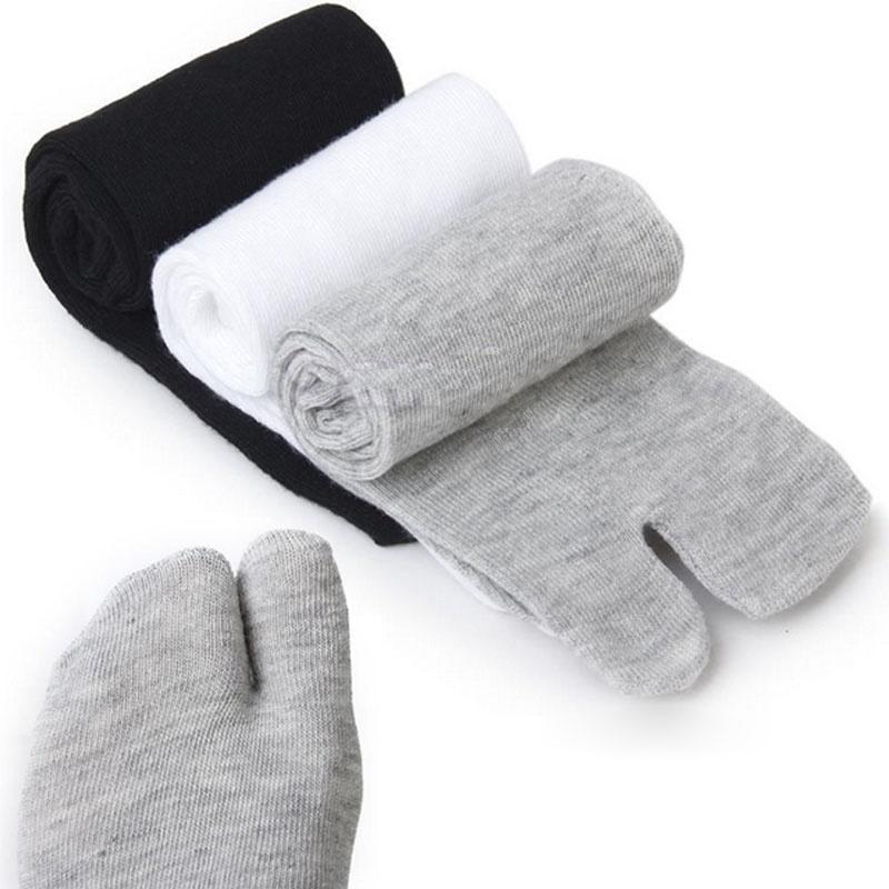 Damen Herren Kimono Flip Flop Sandale Split Toe Tabi Ninja Geta Socken schwarz von Joom DACH