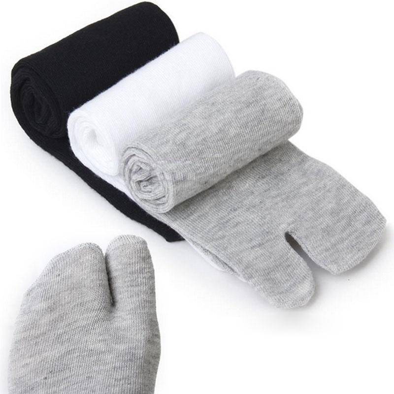 Damen Herren Kimono Flip Flop Sandale Split Toe Tabi Ninja Geta Socken schwarz von Joom DACH