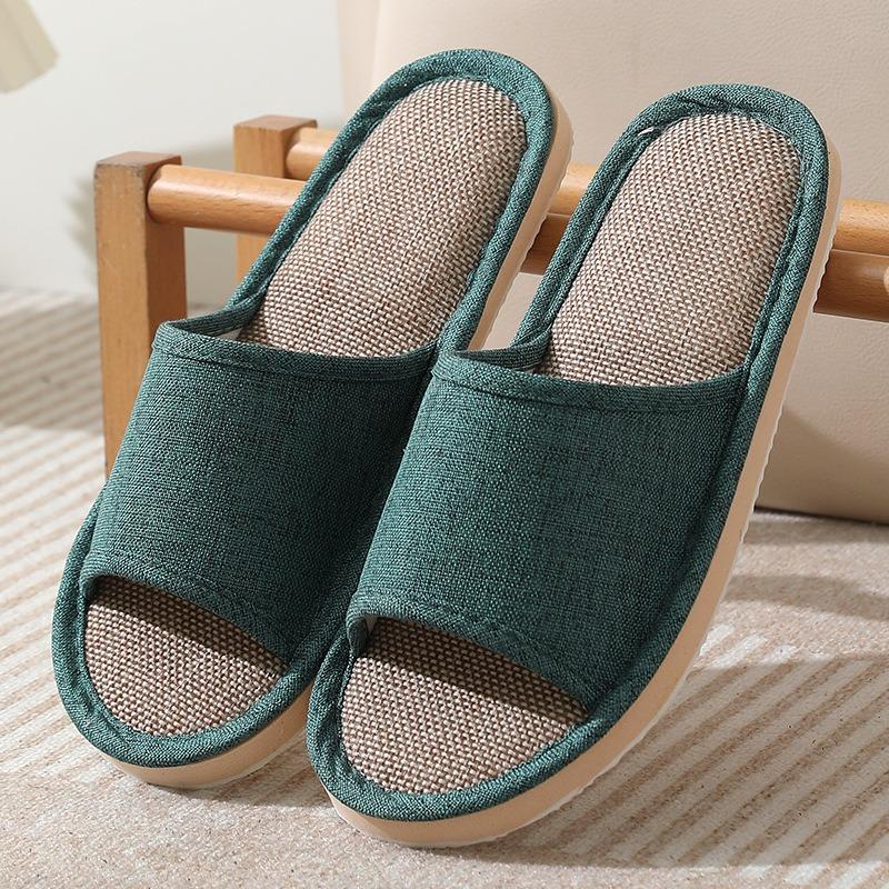 Damen Herren Paare Mode Casual Home Hausschuhe Indoor Boden Flache Schuhe Sandalen 39-40 grün von Joom DACH