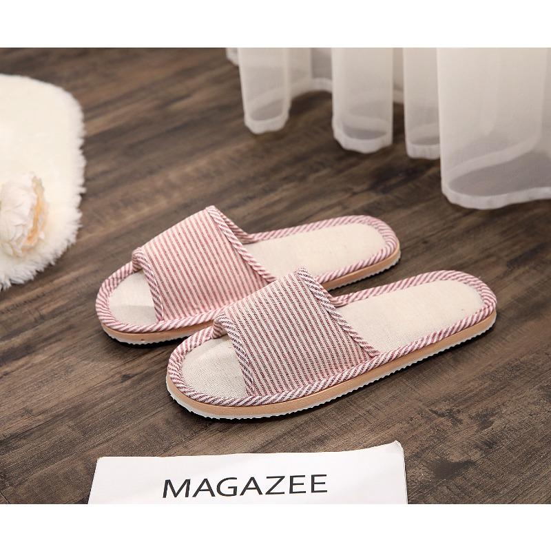 Damen Herren Paare Mode Casual Home Hausschuhe Indoor Boden Flache Schuhe Sandalen 39-40 von Joom DACH