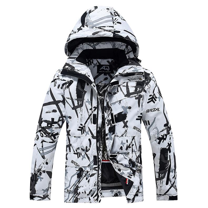 Damen Herren Skijacke Wandern Berg verdicken Plus Size Fleece Skibekleidung wasserdichte Snowboardjacke M von Joom DACH