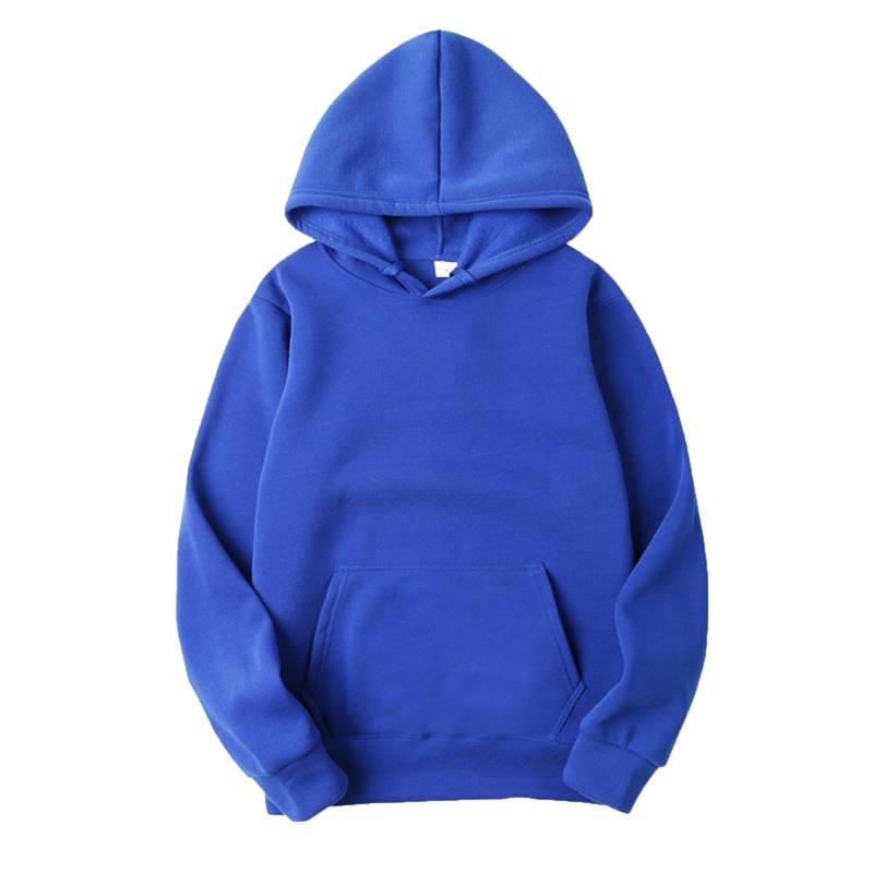 Damen Herren Sweatshirt mit Tasche Langarm Pullover Hoodie Locker Athletisch Sport Workout M blau von Joom DACH