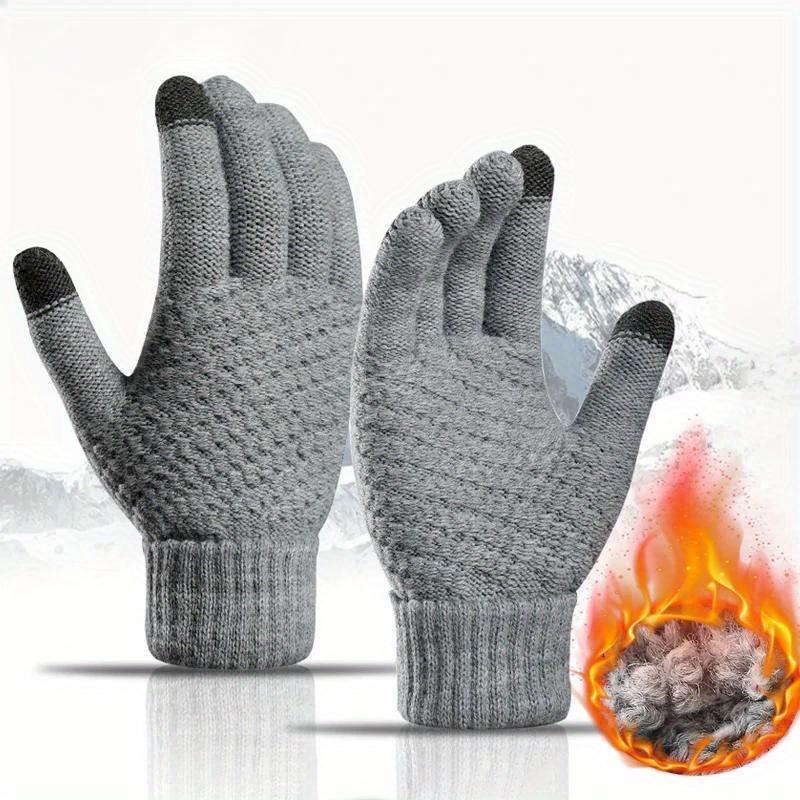 Damen Herren Winterhandschuhe Touchscreen Handschuhe Stretch Strickhandschuhe Vollfingerhandschuhe Outdoor Radfahren Autofahren rot Damen Herren Winterhandschuhe Touchscreen Handschuhe Stretch Strickhandschuhe Vollfingerhandschuhe Outdoor Radfahren Autofahren rot von Joom DACH