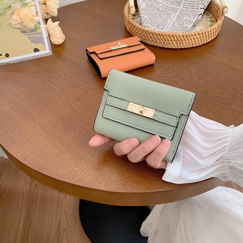 Damen High-End Faltbare Kurze Geldbörse Handtasche von Joom DACH