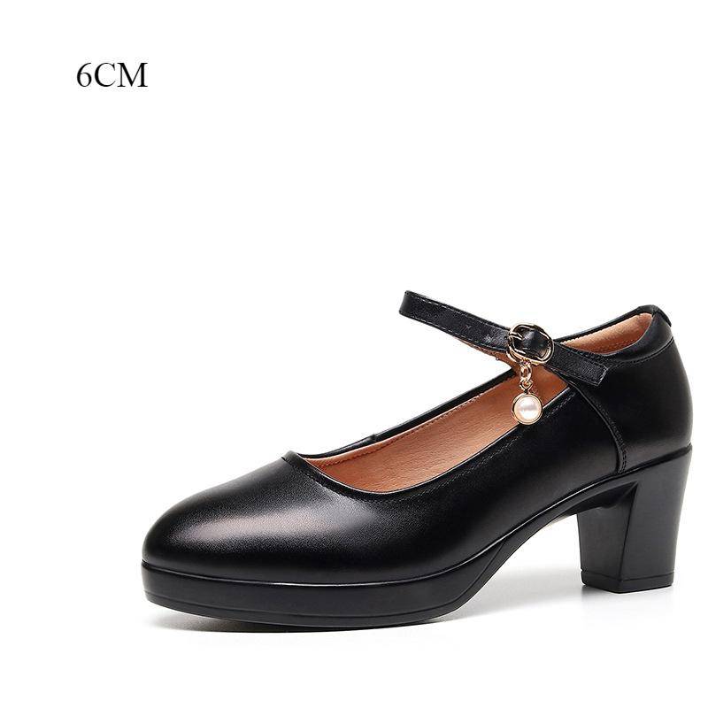 Damen High Heels Schuhe mit Absatz Plateau Mary Jane Schuhe Damen Pumps Büro Arbeitsschuh Damen Hochzeitsschuhe 32-43 34 von Joom DACH