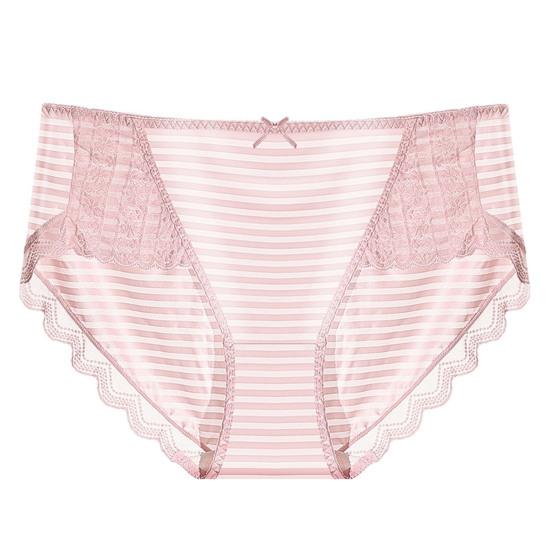 Damen-Höschen, mittlere Taille, Spitze, Schleife, Dekor, Übergröße, einfarbig, Bauchkontrolle, Butt-Lift, weich, dehnbar, schnell trocknend, antiseptisch, Damen-Unterhose 4XL von Joom DACH