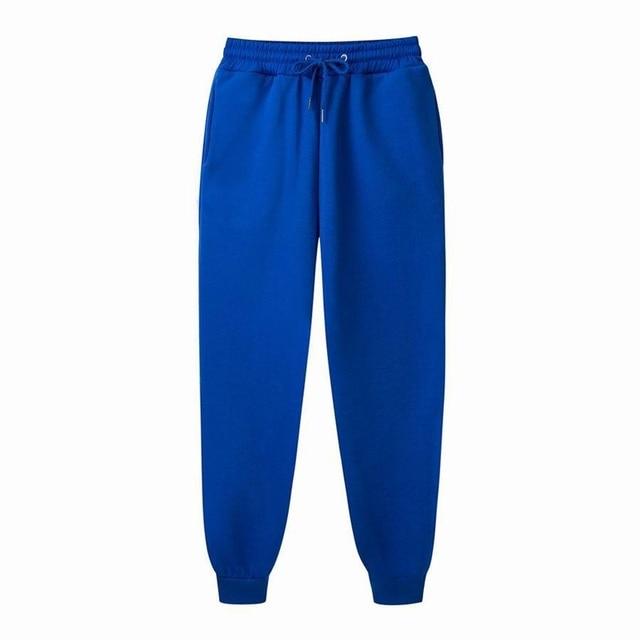 Damen-Jogginghose, lässige lange Hose, Jogger-Hose, lockere Hose, Sport-Fitness-Hose XXL blau von Joom DACH