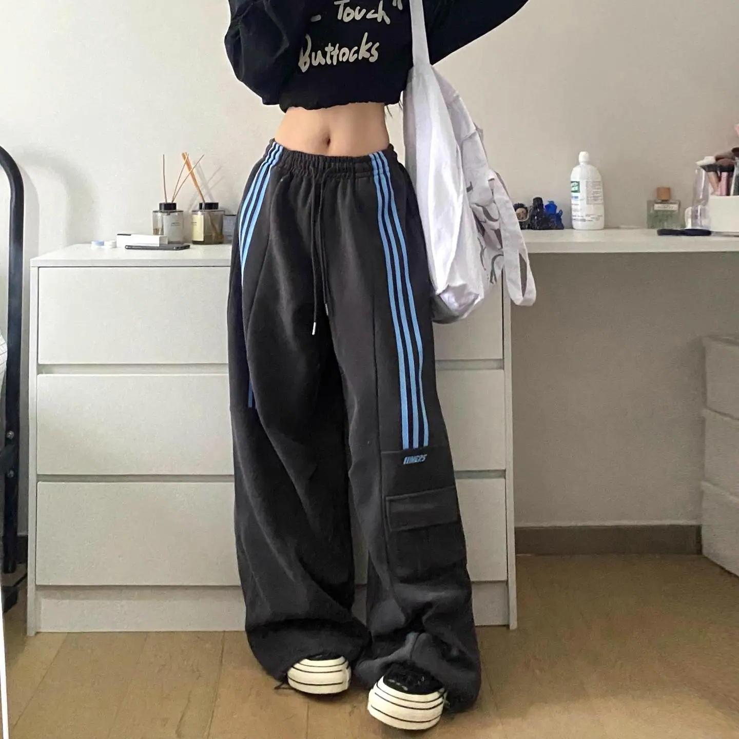 Damen Jogginghose Lässig Passend Weitbein Hose Schicke Sportbekleidung Locker Cargohose Kordelzug Jogger Baggy Streetwear L dunkelgrau Damen Jogginghose Lässig Passend Weitbein Hose Schicke Sportbekleidung Locker Cargohose Kordelzug Jogger Baggy Streetwear L dunkelgrau von Joom DACH