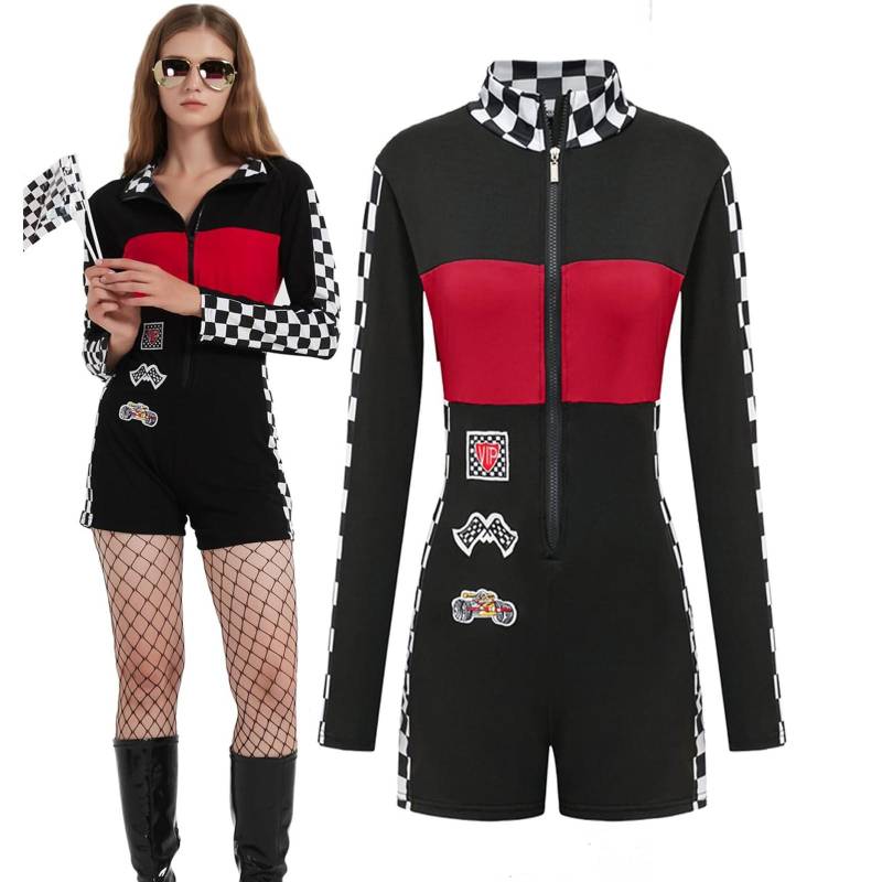 Damen Jumpsuit Sommer Casual Kurz Jumpsuit Langarm Overalls Lockere Passform Jumpsuit Shorts S rot von Joom DACH