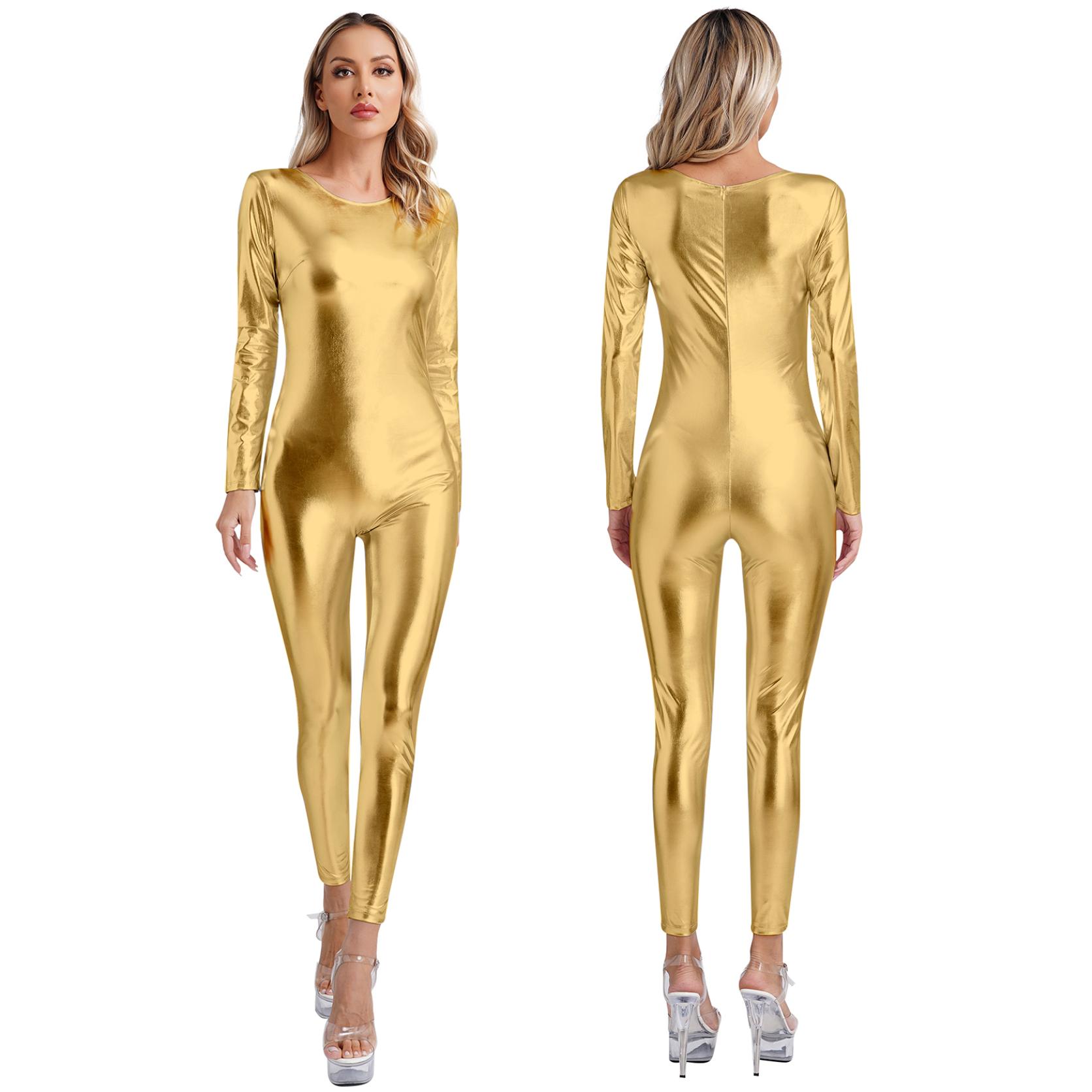 Damen Jumpsuit mit weitem Bein, Jumpsuit mit weitem Bein, Jumpsuit mit weitem Bein, Jumpsuit mit weitem Bein, Jumpsuit mit weitem Bein, Jumpsuit mit weitem Bein, Jumpsuit mit weitem Bein, Jumpsuit mit weitem Bein XL gold von Joom DACH