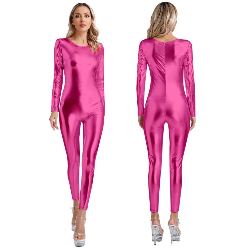 Damen Jumpsuit mit weitem Bein, Jumpsuit mit weitem Bein, Jumpsuit mit weitem Bein, Jumpsuit mit weitem Bein, Jumpsuit mit weitem Bein, Jumpsuit mit weitem Bein, Jumpsuit mit weitem Bein, Jumpsuit mit weitem Bein 3XL heißes rosa von Joom DACH