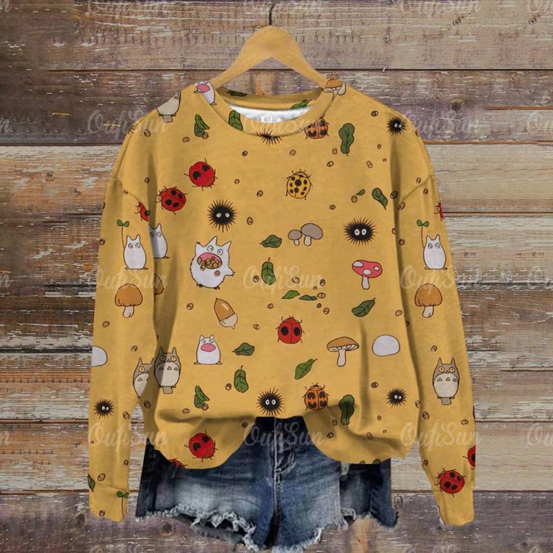 Damen Kapuzenpullover mit O-Ausschnitt und japanischem Anime-Grafikdruck, Cartoon-Mode, Sweatshirts für Damen, Harajuku, lose Streetwear, Herbst-Sweatshirt S Damen Kapuzenpullover mit O-Ausschnitt und japanischem Anime-Grafikdruck, Cartoon-Mode, Sweatshirts für Damen, Harajuku, lose Streetwear, Herbst-Sweatshirt S von Joom DACH