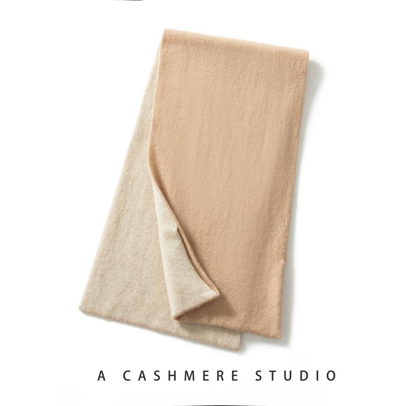 Damen Kaschmirschal, Qinghe Cashmere, 100% Kaschmir, Herbst- und Winterschal, warm, modisch, beige von Joom DACH