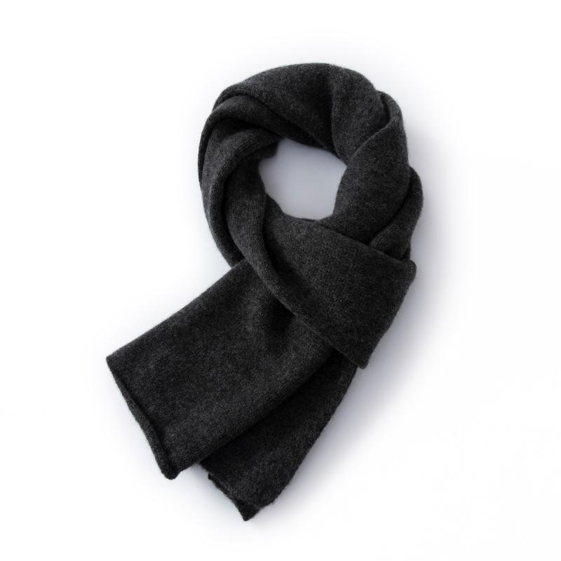 Damen Kaschmirschal Qinghe Kaschmir 30% Kaschmir 70% Wolle Damen Herbst und Winter Kaschmirschal weich und warm dunkelgraue von Joom DACH