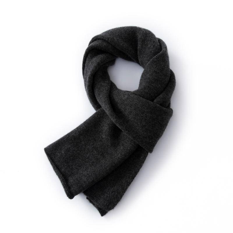 Damen Kaschmirschal Qinghe Kaschmir 30% Kaschmir 70% Wolle Damen Herbst und Winter Kaschmirschal weich und warm dunkelgraue von Joom DACH