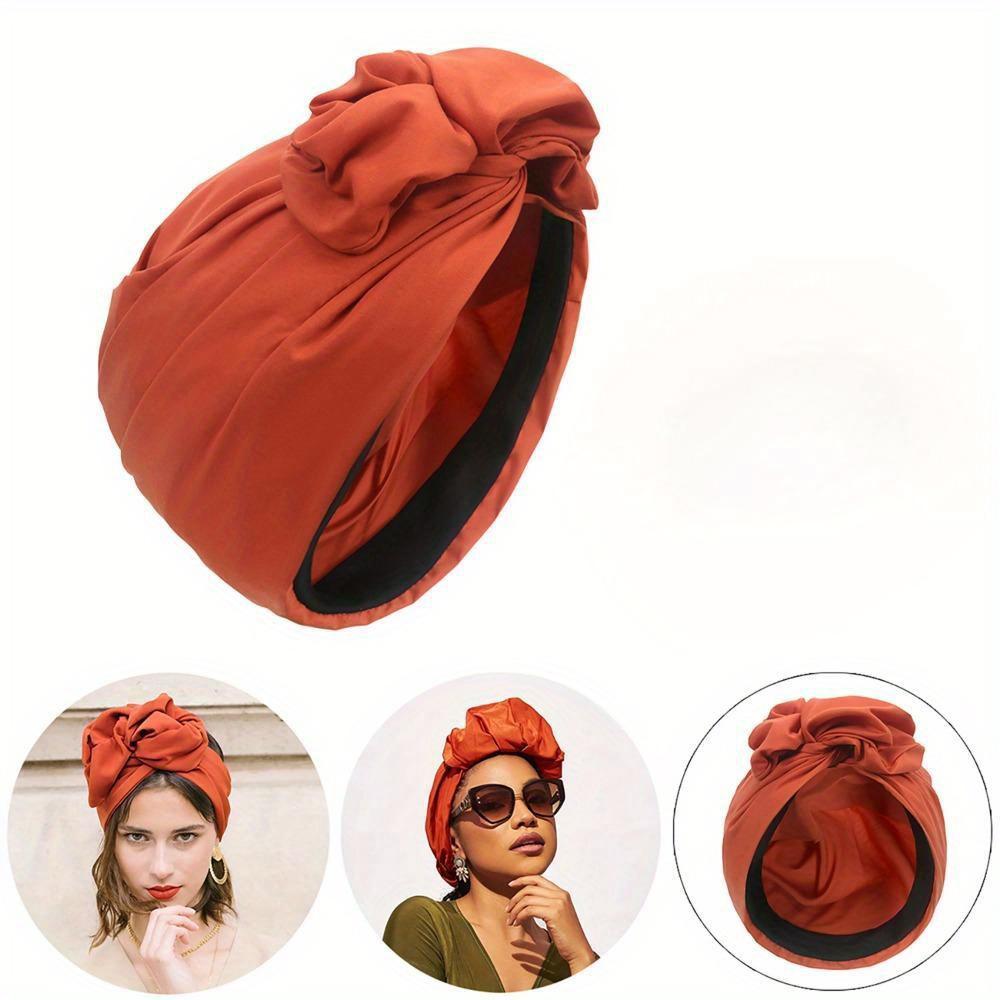 Damen Kopftuch Kappe Stirnband Kopfwickel Elegant Retro Turban für Damen Mützen Kappen Kopfschmuck von Joom DACH