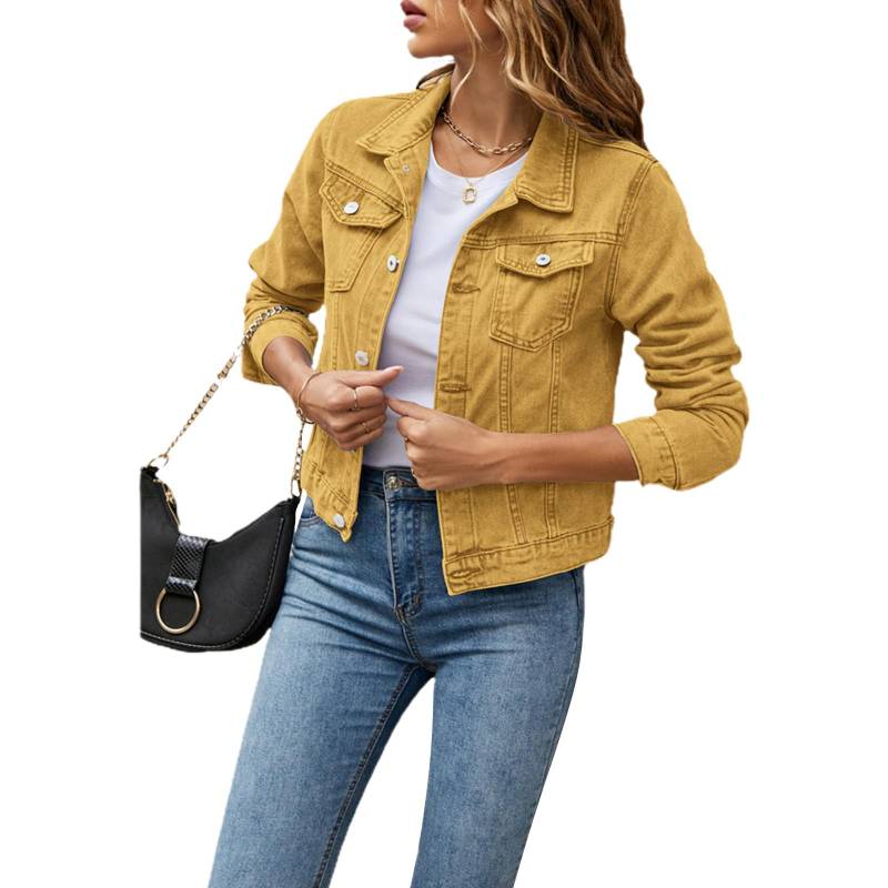 Damen Lässig Langarm Revers Einfarbig Knopfleiste Brusttasche Slim Jacke Damenjacken XXL Damen Lässig Langarm Revers Einfarbig Knopfleiste Brusttasche Slim Jacke Damenjacken XXL von Joom DACH