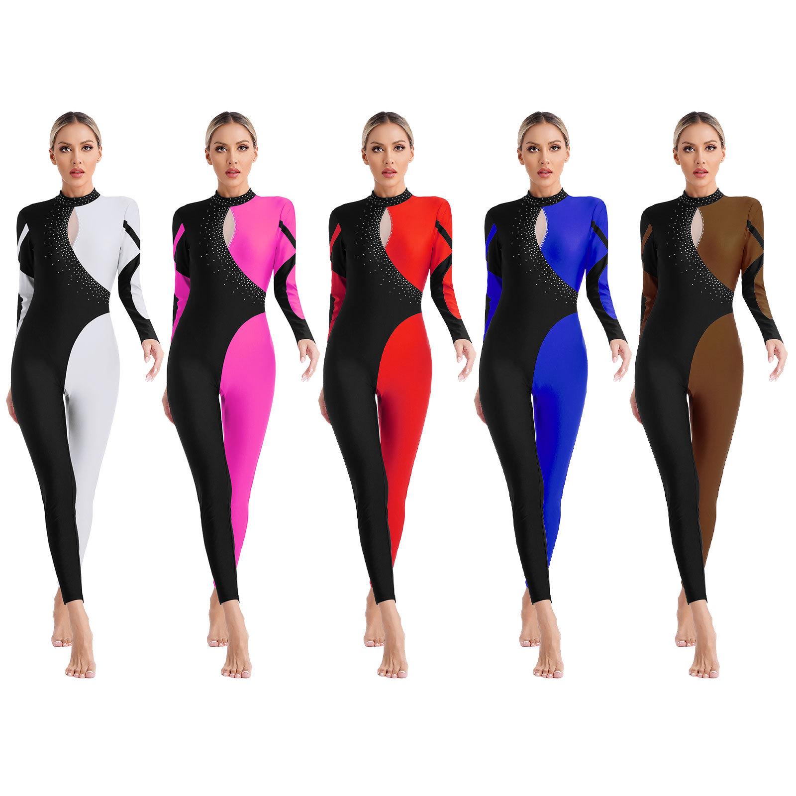 Damen Langarm Ganzkörperansicht Eiskunstlauf Ballett Tanz Trikot Bodysuit Kostüm S rot Damen Langarm Ganzkörperansicht Eiskunstlauf Ballett Tanz Trikot Bodysuit Kostüm S rot von Joom DACH