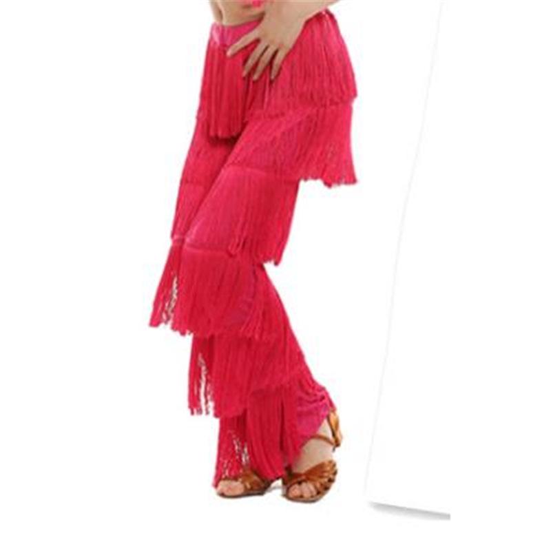 Damen Latein Tanz Quastenhose - Milchseide Rock für Training & Auftritt M von Joom DACH