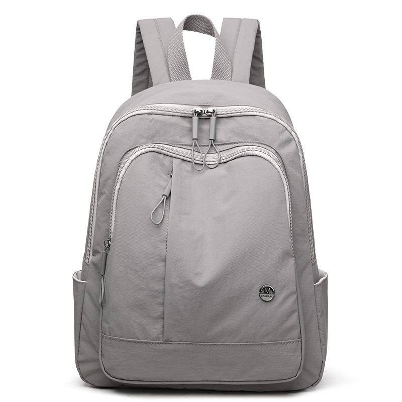 Damen Leichter Oxford-Stoff Reise-Rucksack - Stilvoll Minimalistisch Lässig Großes Fassungsvermögen Vielseitiges Design dunkelgraue von Joom DACH