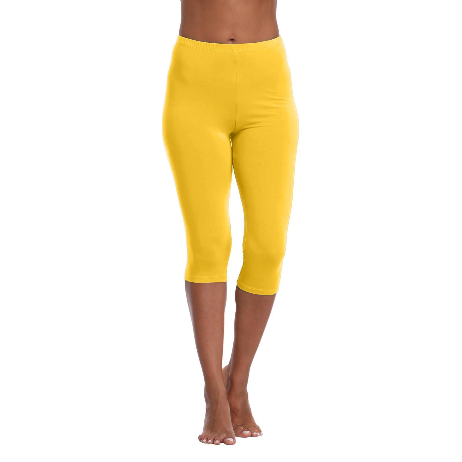 Damen Low-Rise Slim Seven Leggings Lässige Hip Lift Yogahose XXL gelb Damen Low-Rise Slim Seven Leggings Lässige Hip Lift Yogahose XXL gelb von Joom DACH