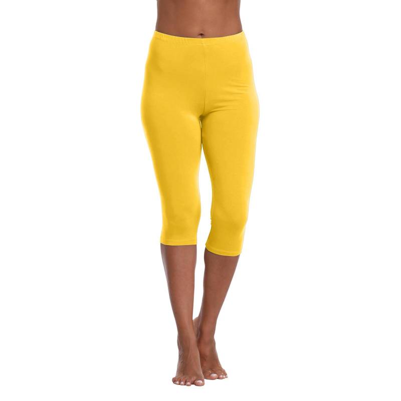 Damen Low-Rise Slim Seven Leggings Lässige Hip Lift Yogahose XXL gelb von Joom DACH