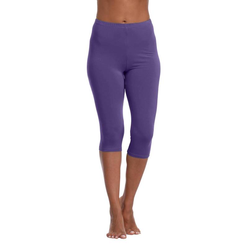Damen Low-Rise Slim Seven Leggings Lässige Hip Lift Yogahose XXL violett von Joom DACH