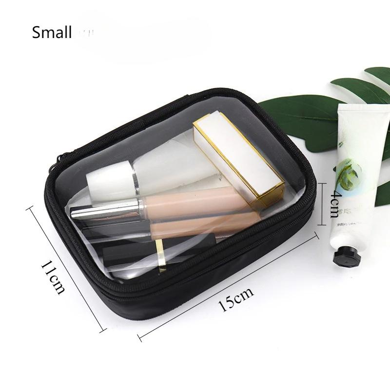 Damen-Make-up-Tasche, wasserdicht, durchsichtig, Reise-Kosmetiktasche, Reise-Make-up-Tasche für Männer, Kulturbeutel, Organizer von Joom DACH