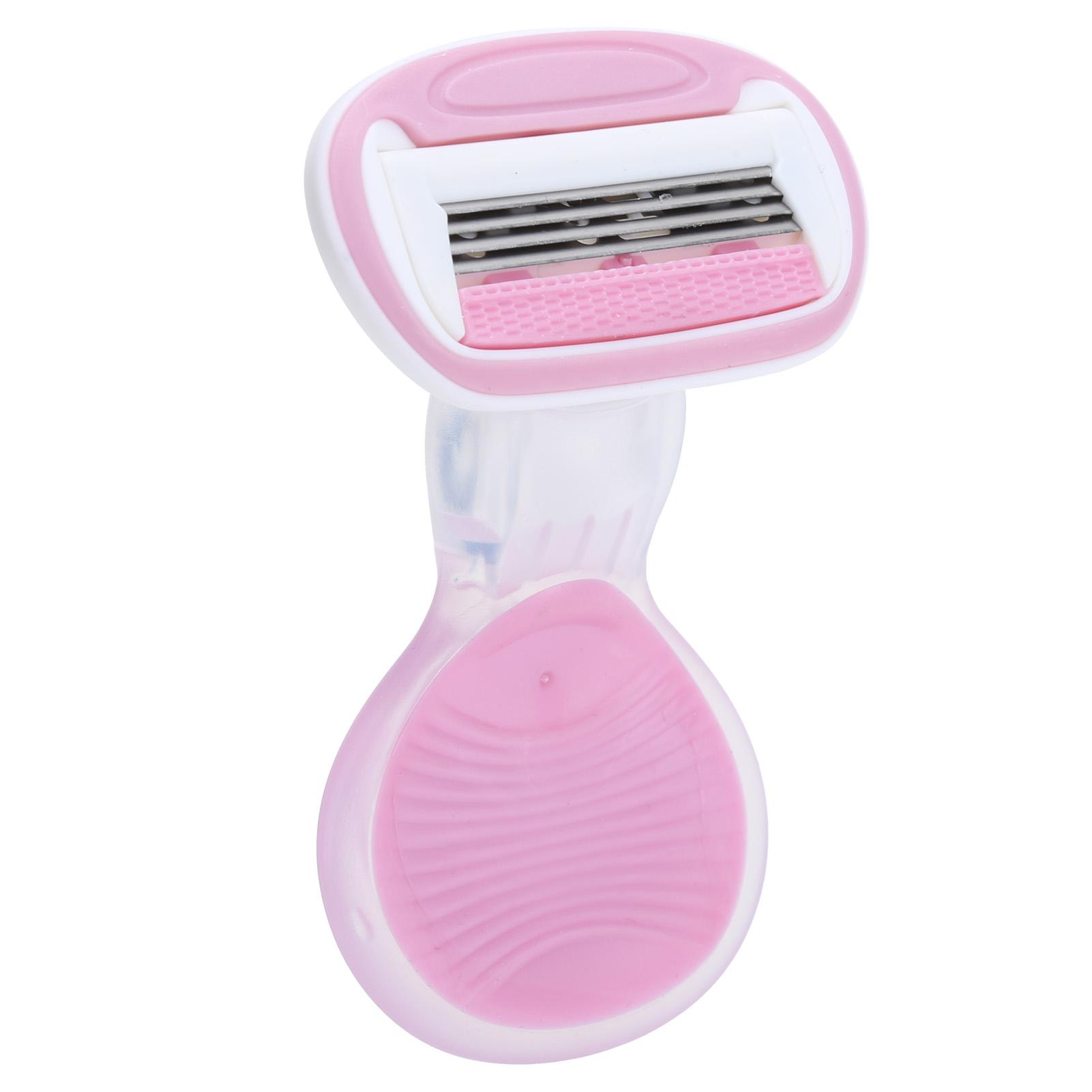 Damen Manueller Körperhaartrimmer Rasierer Tragbares Gesichts- Bein-Haarentfernungswerkzeug Epilierer Rosa von Joom DACH