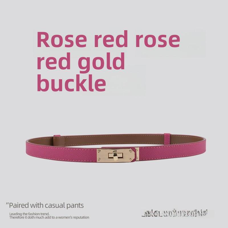 Damen-Modegürtel aus feinem Leder – Hochwertiges Rindsleder, vielseitiger Taillenschmuck für Kleider von Joom DACH