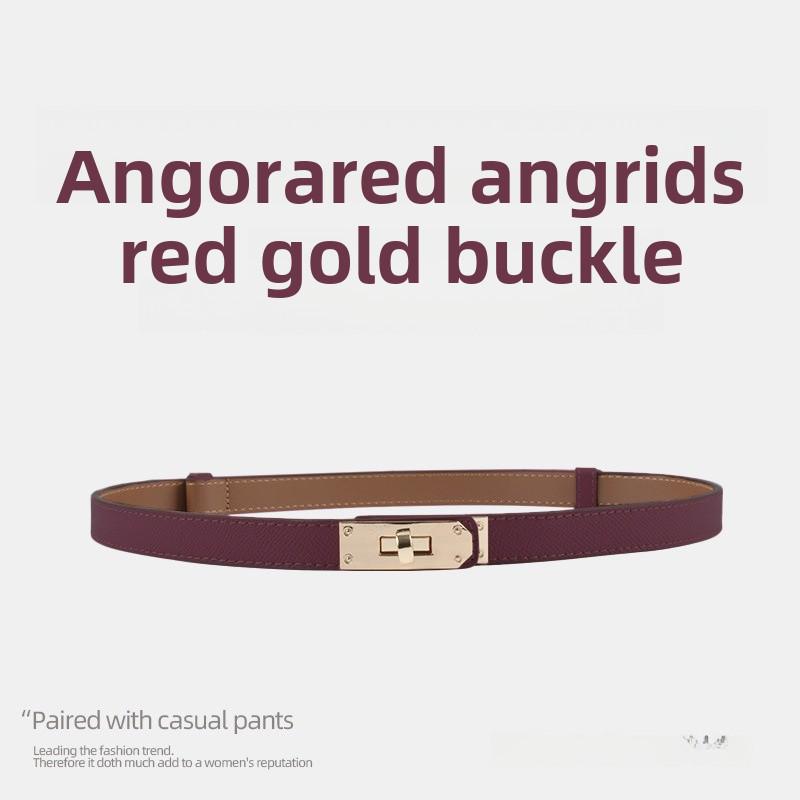 Damen-Modegürtel aus feinem Leder – Hochwertiges Rindsleder, vielseitiger Taillenschmuck für Kleider von Joom DACH