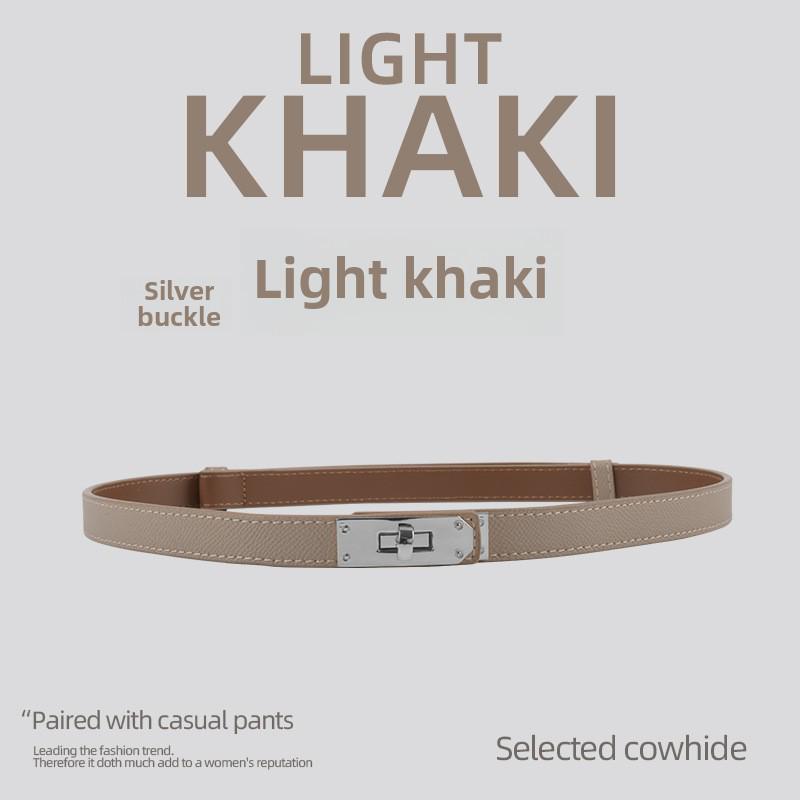 Damen-Modegürtel aus feinem Leder – Hochwertiges Rindsleder, vielseitiger Taillenschmuck für Kleider von Joom DACH