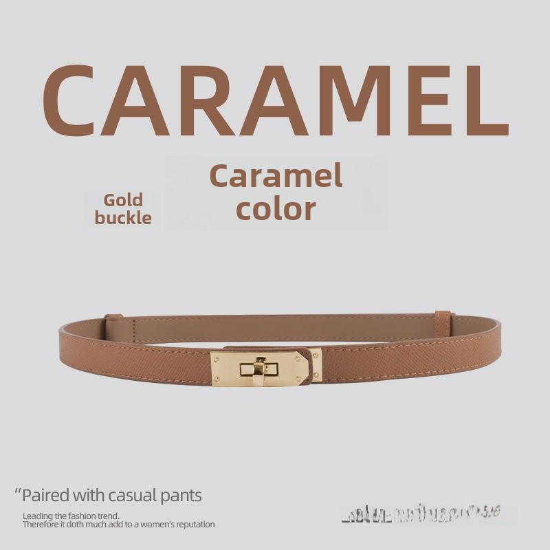 Damen-Modegürtel aus feinem Leder – Hochwertiges Rindsleder, vielseitiger Taillenschmuck für Kleider von Joom DACH