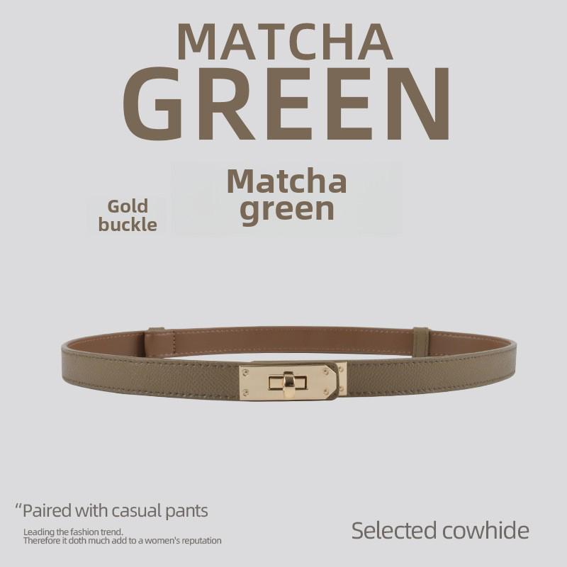 Damen-Modegürtel aus feinem Leder – Hochwertiges Rindsleder, vielseitiger Taillenschmuck für Kleider von Joom DACH