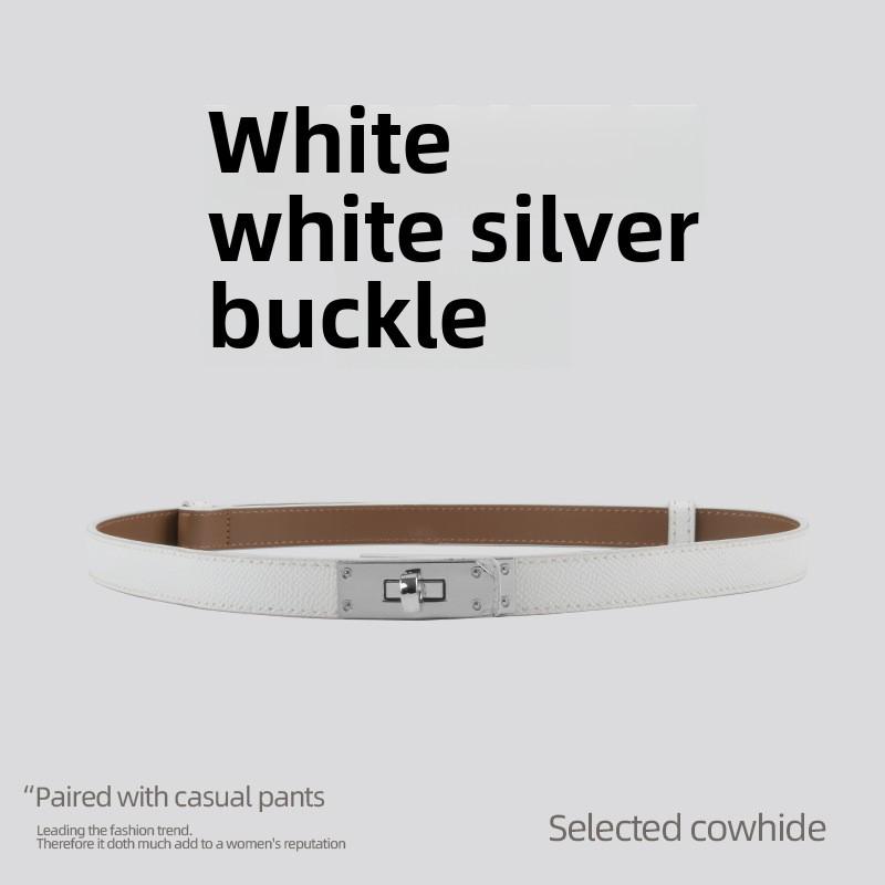 Damen-Modegürtel aus feinem Leder – Hochwertiges Rindsleder, vielseitiger Taillenschmuck für Kleider von Joom DACH