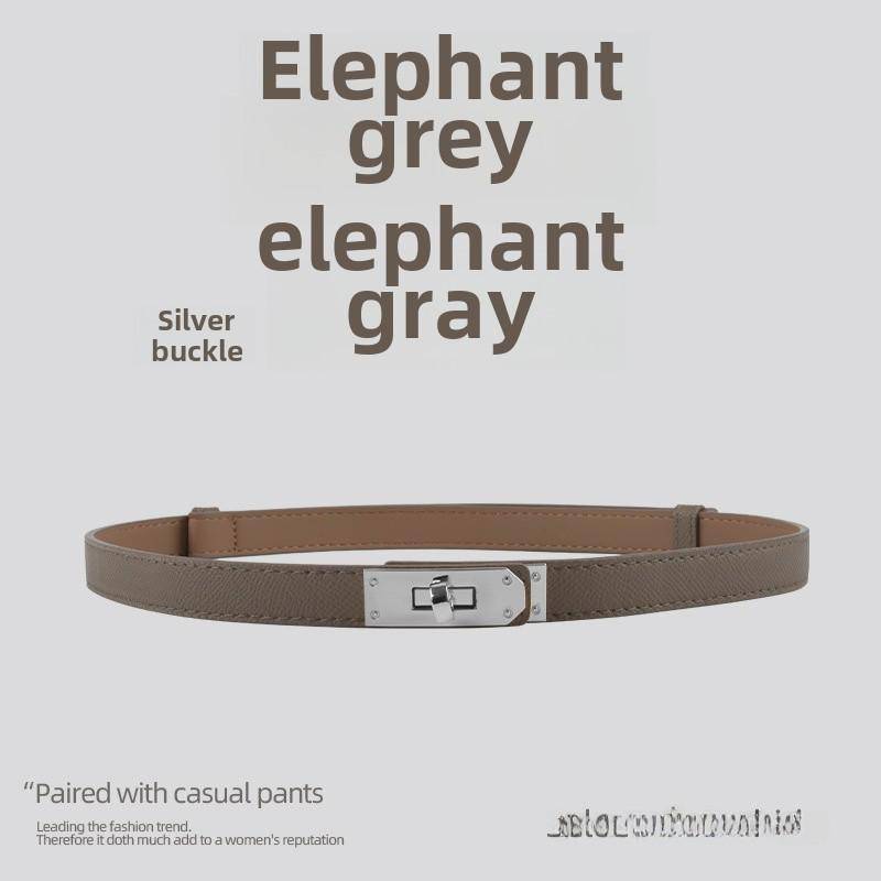 Damen-Modegürtel aus feinem Leder – Hochwertiges Rindsleder, vielseitiger Taillenschmuck für Kleider von Joom DACH