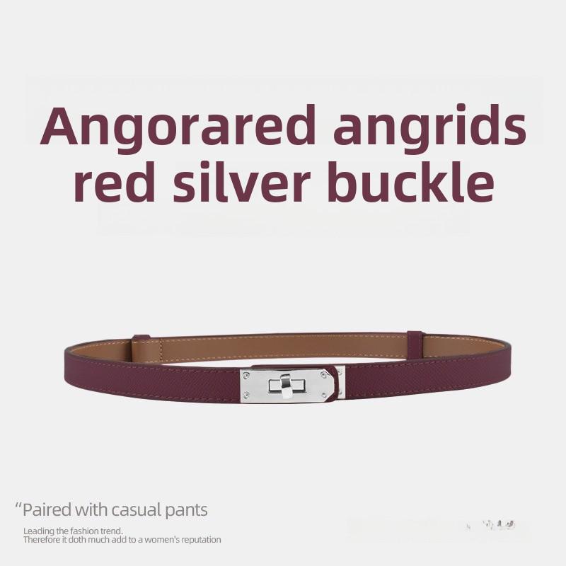 Damen-Modegürtel aus feinem Leder – Hochwertiges Rindsleder, vielseitiger Taillenschmuck für Kleider von Joom DACH