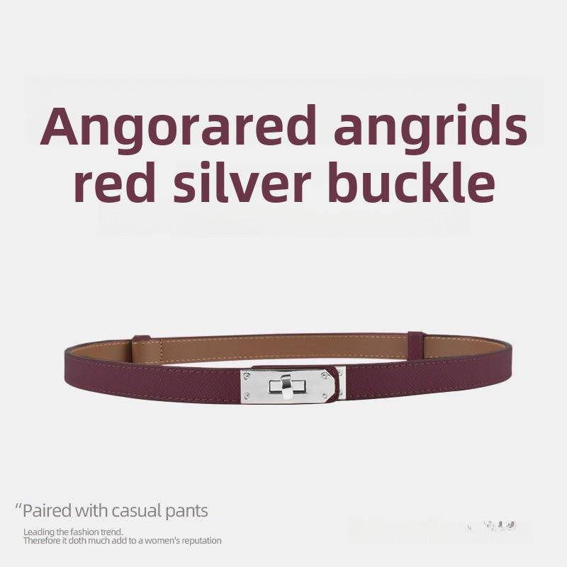 Damen-Modegürtel aus feinem Leder – Hochwertiges Rindsleder, vielseitiger Taillenschmuck für Kleider von Joom DACH