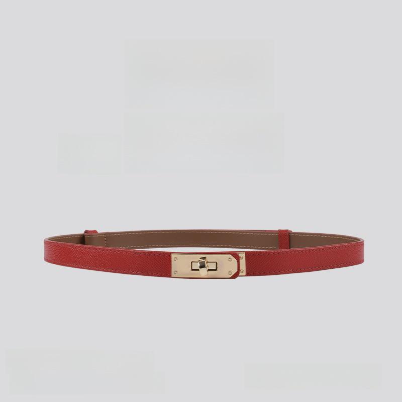 Damen-Modegürtel aus feinem Leder – Hochwertiges Rindsleder, vielseitiger Taillenschmuck für Kleider von Joom DACH