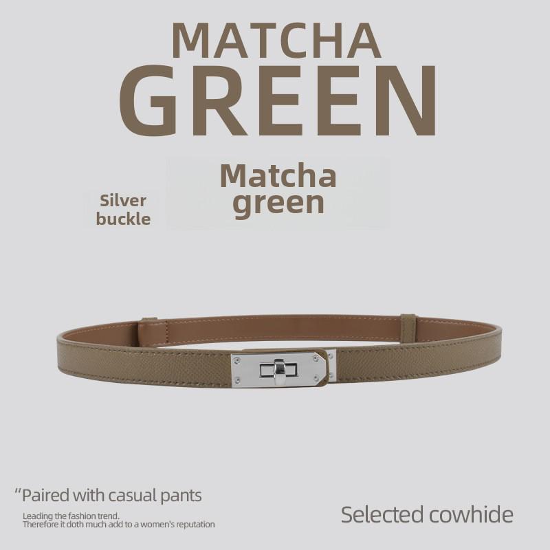 Damen-Modegürtel aus feinem Leder – Hochwertiges Rindsleder, vielseitiger Taillenschmuck für Kleider von Joom DACH