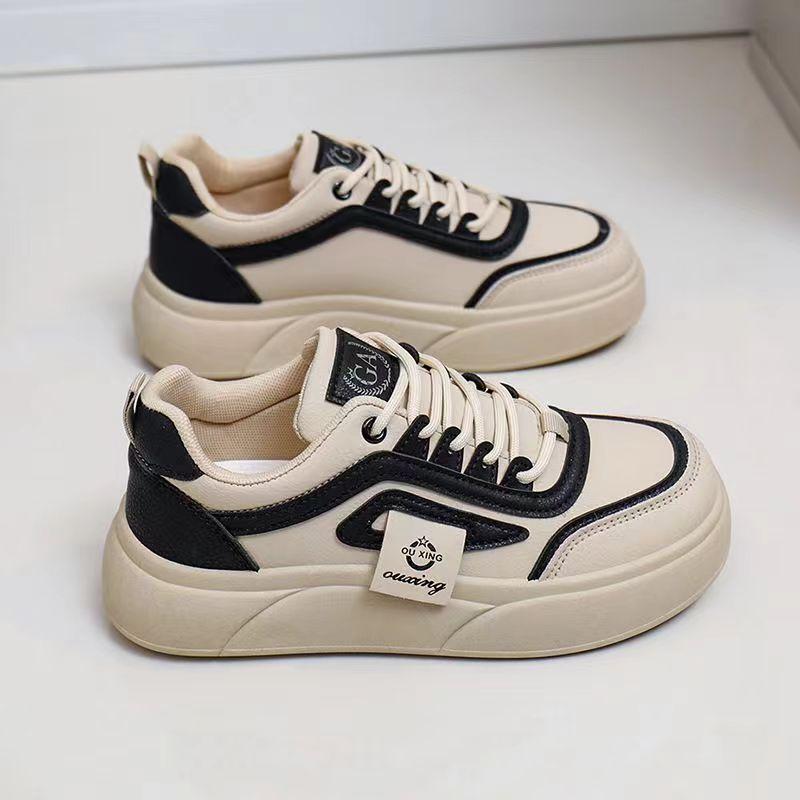 Damen Modische Schuhe Frühling Neu Lässige Mode Marke Damenschuhe Weiche Sohle Rutschfeste Plateau Lässiger Sneaker Damen 40 von Joom DACH