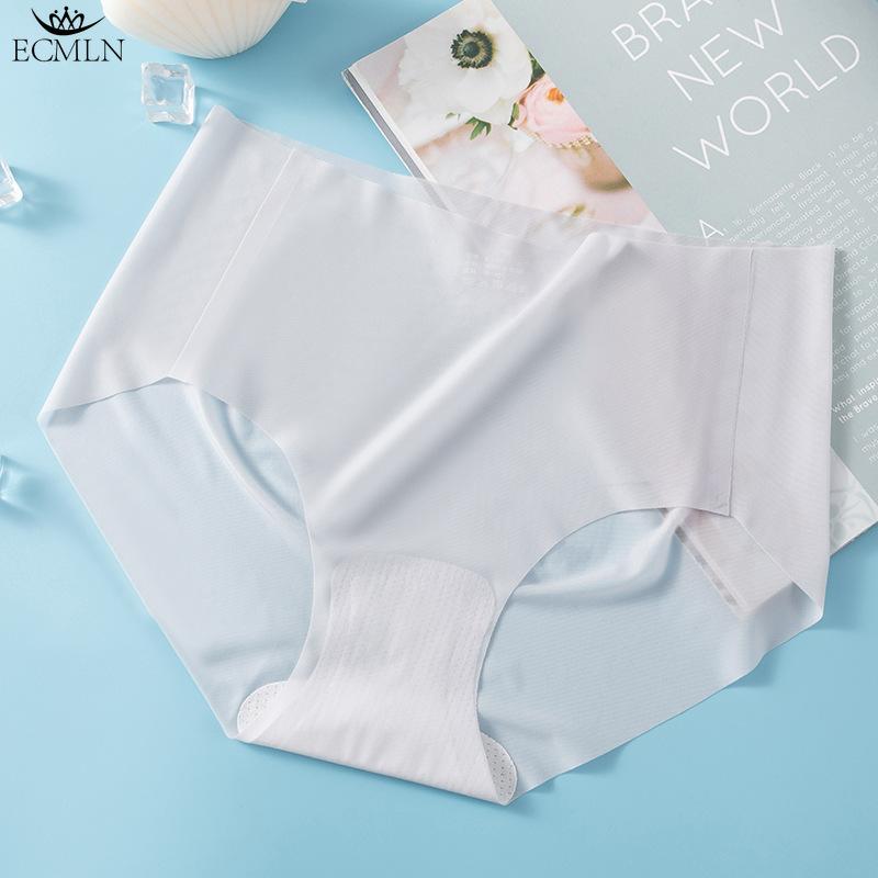 Damen Nahtlose Hipster No Show Unsichtbare Eisseide Stretch Unterwäsche Bikini Unterwäsche Panty Slips Knickers Unterwäsche Ultradünne Sommerunterwäsche L blau von Joom DACH