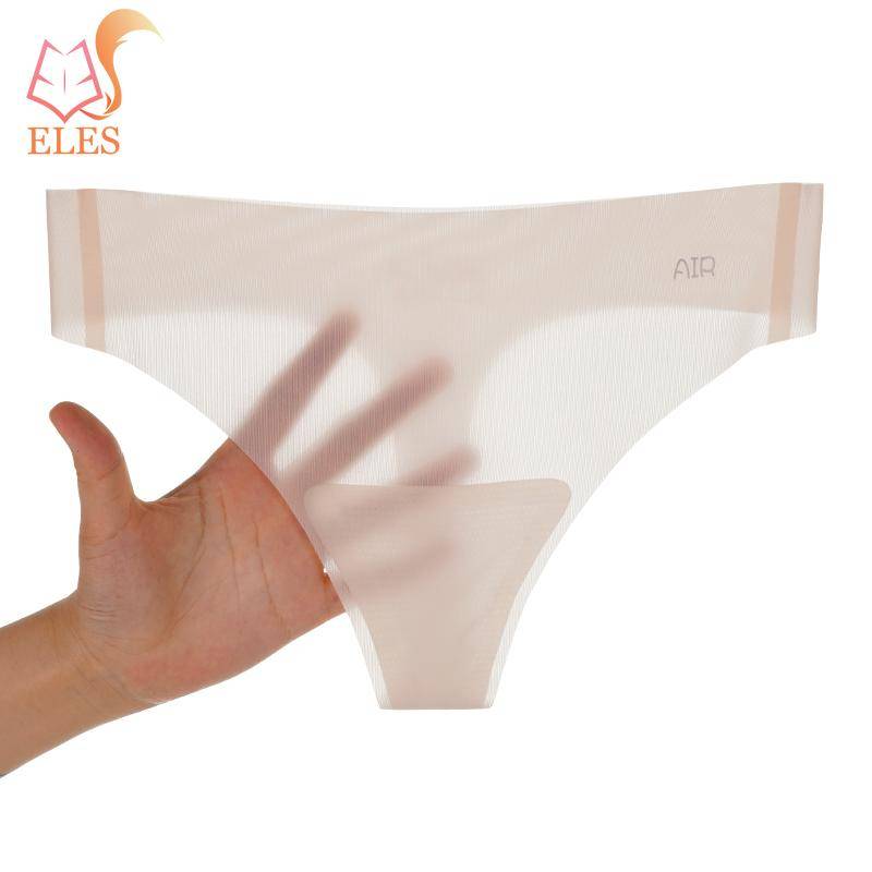 Damen Nahtlose Unterwäsche aus Eisseide mit unsichtbarem Tanga L von Joom DACH