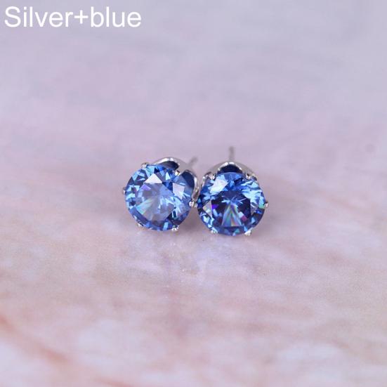 Damen-Ohrstecker, modisch, elegant, Zirkonia, CZ, Hochzeitsgeschenk 1pair von Joom DACH