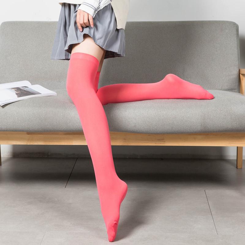 Damen Overknee-Socken, oberschenkelhohe Socke, schwarz-weiße Strümpfe, lange Damensocken CTW063 One Size Damen Overknee-Socken, oberschenkelhohe Socke, schwarz-weiße Strümpfe, lange Damensocken CTW063 One Size von Joom DACH