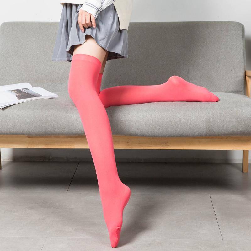 Damen Overknee-Socken, oberschenkelhohe Socke, schwarz-weiße Strümpfe, lange Damensocken CTW063 One Size Damen Overknee-Socken, oberschenkelhohe Socke, schwarz-weiße Strümpfe, lange Damensocken CTW063 One Size von Joom DACH