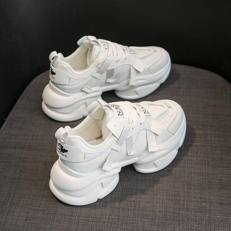 Damen Plateau-Sneakers Atmungsaktives Mesh Chunky Casual Dad Schuhe Sport Vulkanisierte Schuhe Frau Bunte Damen Sneakers 39 von Joom DACH