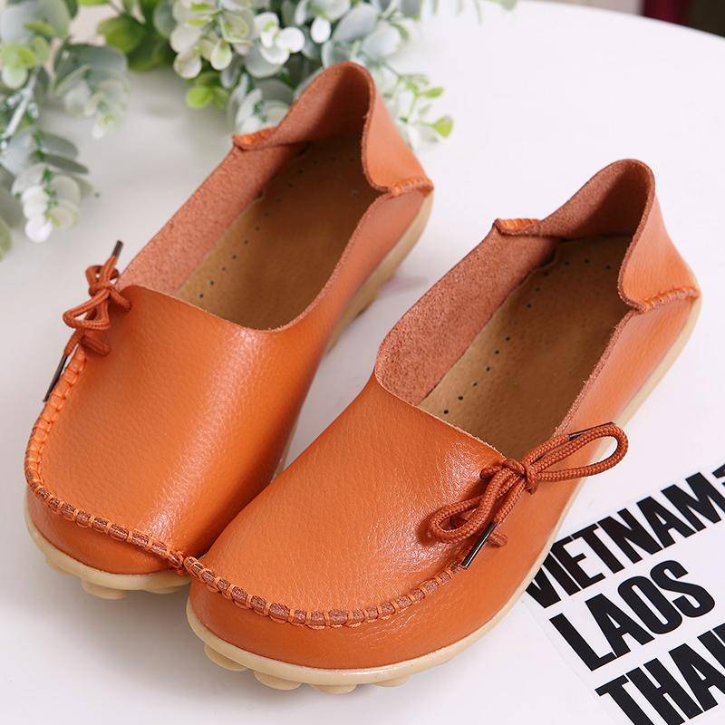 Damen-Plattformschuhe, echtes Leder, Mutter-Schuhe, Schnürung, verstellbare Dichtheit, Retro, bequemes Gehen, rutschfest, großer Schuh 39 orange Damen-Plattformschuhe, echtes Leder, Mutter-Schuhe, Schnürung, verstellbare Dichtheit, Retro, bequemes Gehen, rutschfest, großer Schuh 39 orange von Joom DACH