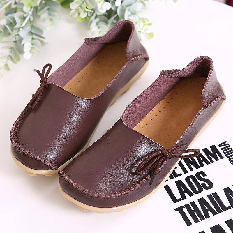 Damen-Plattformschuhe, echtes Leder, Mutter-Schuhe, Schnürung, verstellbare Dichtheit, Retro, bequemes Gehen, rutschfest, großer Schuh 40 kaffeebraun Damen-Plattformschuhe, echtes Leder, Mutter-Schuhe, Schnürung, verstellbare Dichtheit, Retro, bequemes Gehen, rutschfest, großer Schuh 40 kaffeebraun von Joom DACH